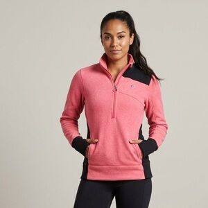 Pearl Izumi Sweater Womens‎ L Pullover 1/2 Zip  Sweater Jacket Cycling Outdoors